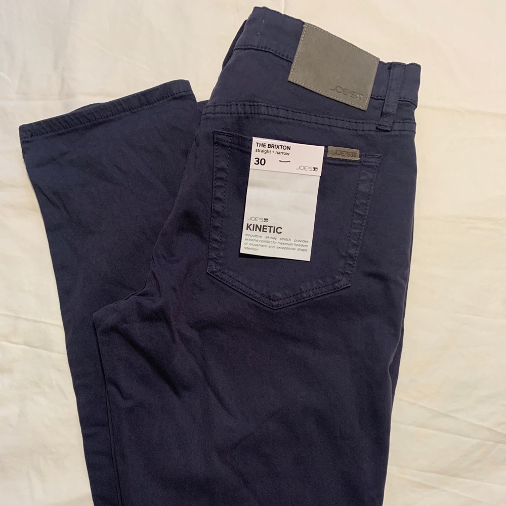 Joe’s Stretchy 5 Pocket Pant Navy Blue waist 30